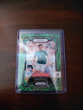 Carlos Vela Green Soccer Trading Card MEXICO